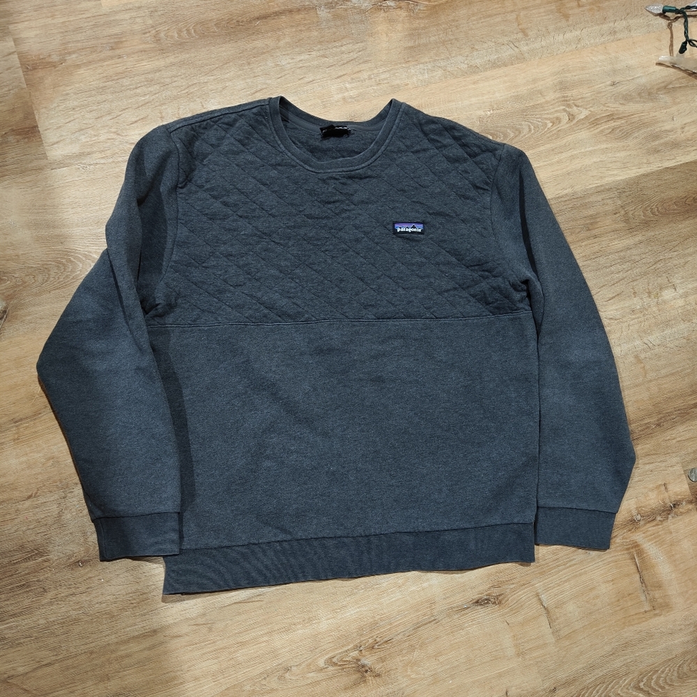 Patagonia Organic Cotton Quilt Crewneck Sweatshirt
